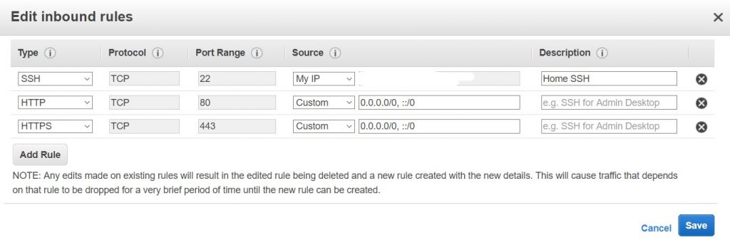 firewall rules